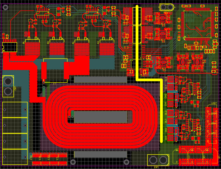 Dual Active Bridge Layout